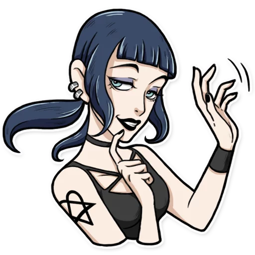 👋 Стикер «Bad Girl» для Telegram