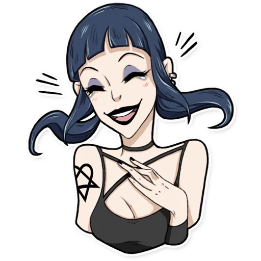Стикерпак Bad Girl для Telegram