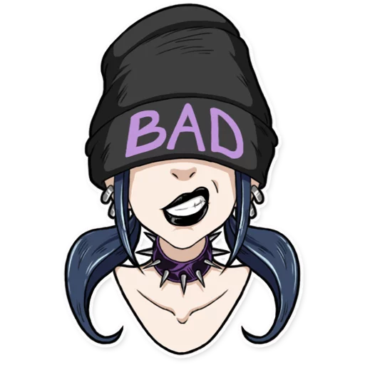 👄 Стикер «Bad Girl» для Telegram