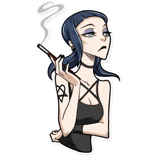 😒 Стикер «Bad Girl» для Telegram