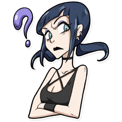 ❓ Стикер «Bad Girl» для Telegram