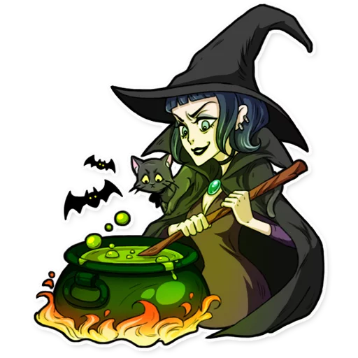 🎃 Стикер «Bad Girl» для Telegram