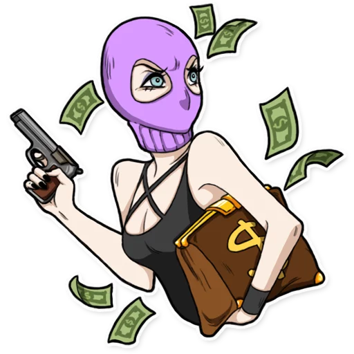 💰 Стикер «Bad Girl» для Telegram