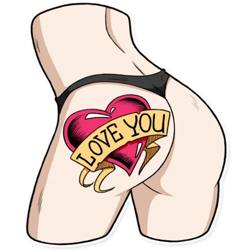 ❤ Стикер «Bad Girl» для Telegram