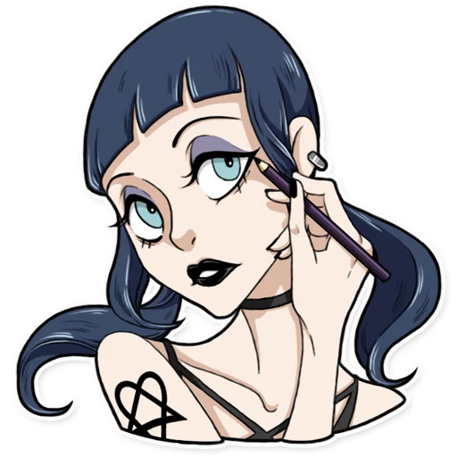 👁 Стикер «Bad Girl» для Telegram