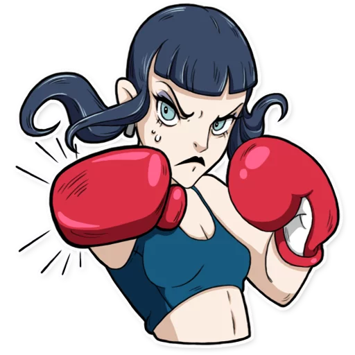 💪 Стикер «Bad Girl» для Telegram