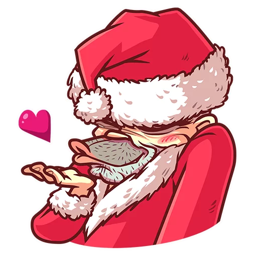 😘 Стикер «Very Bad Santa» для Telegram