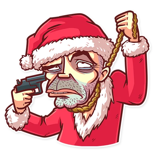 😞 Стикер «Very Bad Santa» для Telegram
