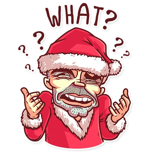❓ Стикер «Very Bad Santa» для Telegram