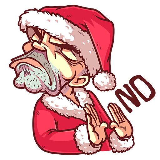 ✋ Стикер «Very Bad Santa» для Telegram