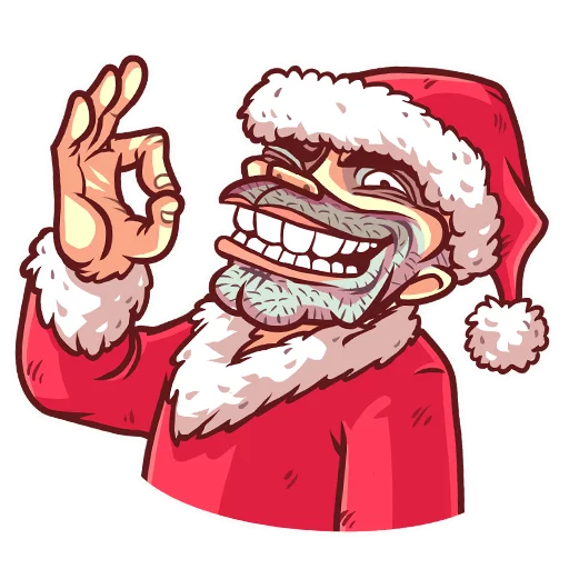 👌 Стикер «Very Bad Santa» для Telegram