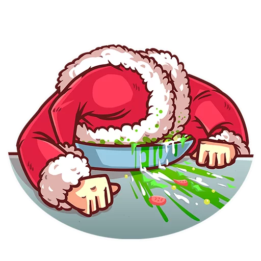 🍲 Стикер «Very Bad Santa» для Telegram