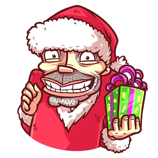 🎁 Стикер «Very Bad Santa» для Telegram
