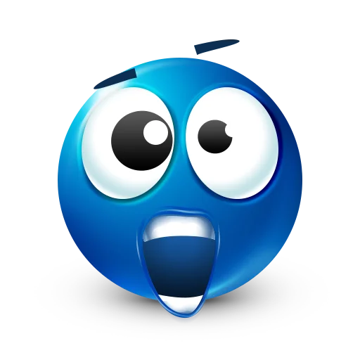 😵 Стикер «Blue faces» для Telegram