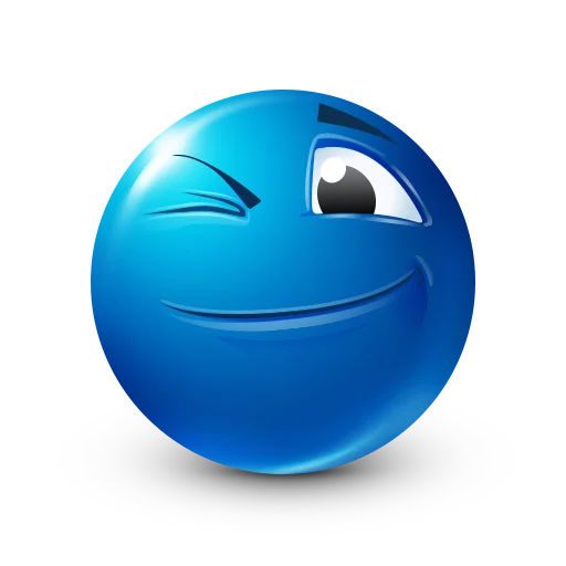 Стикерпак Blue faces для Telegram