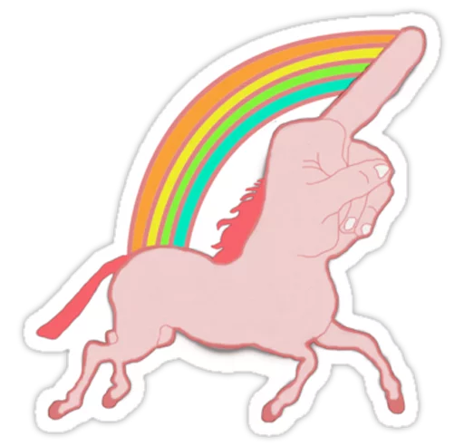 🖕 Стикер «Very Gay» для Telegram