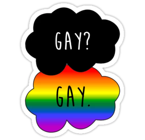 😶 Стикер «Very Gay» для Telegram