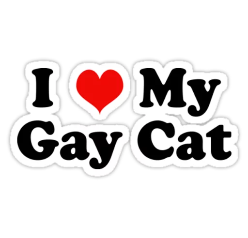 ❤ Стикер «Very Gay» для Telegram