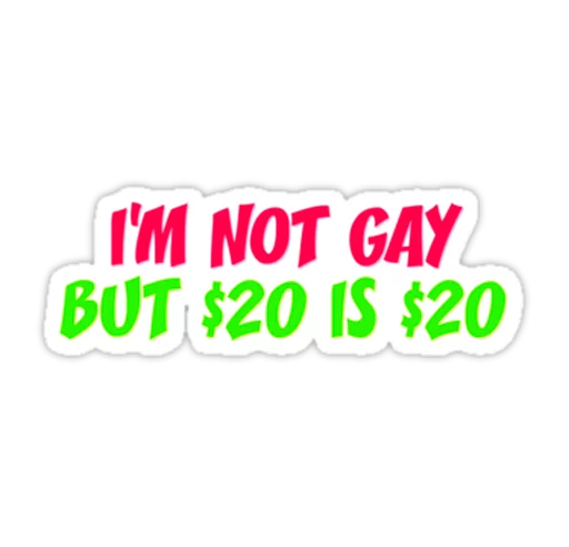 💵 Стикер «Very Gay» для Telegram
