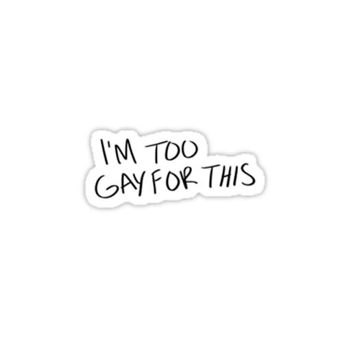 😡 Стикер «Very Gay» для Telegram