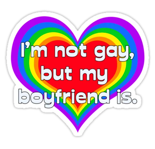 ❤ Стикер «Very Gay» для Telegram