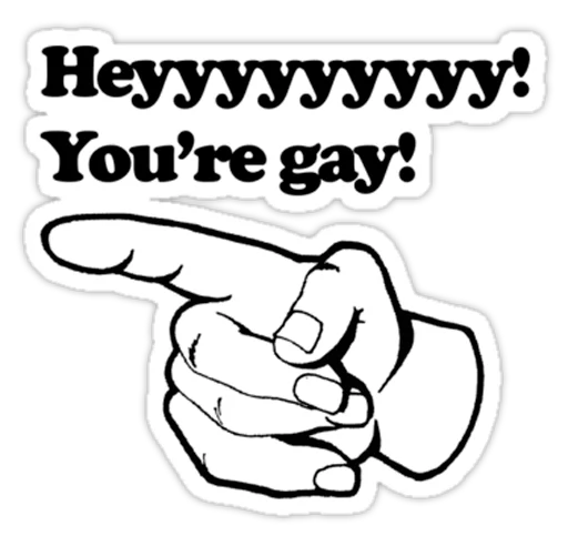 👆 Стикер «Very Gay» для Telegram