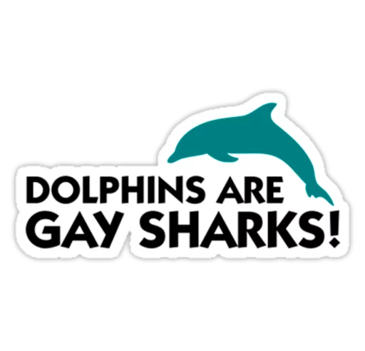 🐬 Стикер «Very Gay» для Telegram