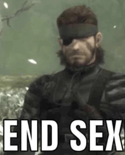 🤨 Стикер «Metal Gear» для Telegram