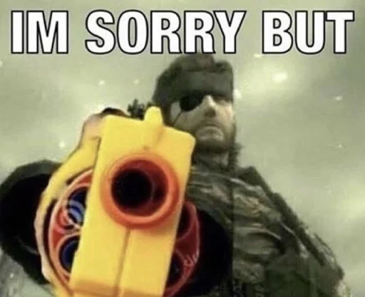 🥴 Стикер «Metal Gear» для Telegram