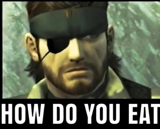 🍔 Стикер «Metal Gear» для Telegram