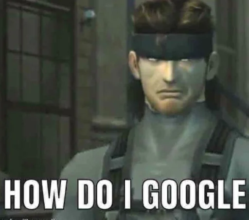 🧐 Стикер «Metal Gear» для Telegram