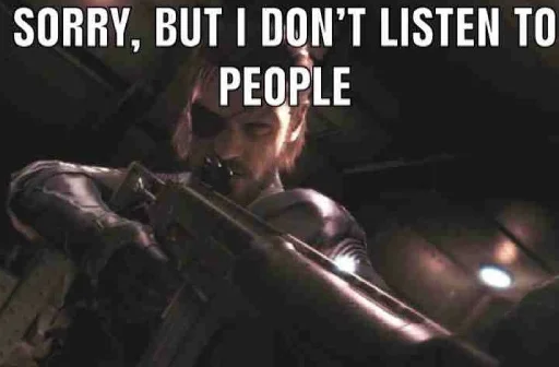 😏 Стикер «Metal Gear» для Telegram