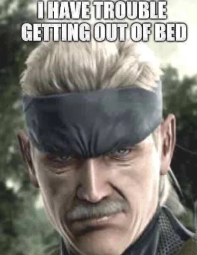 🛏 Стикер «Metal Gear» для Telegram
