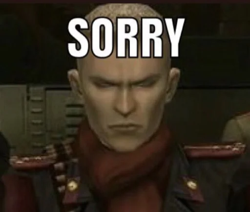 😕 Стикер «Metal Gear» для Telegram