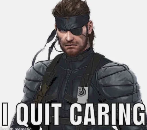 😑 Стикер «Metal Gear» для Telegram