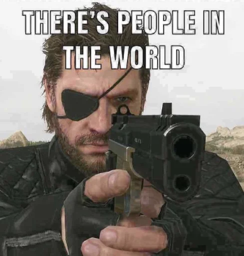 🐵 Стикер «Metal Gear» для Telegram