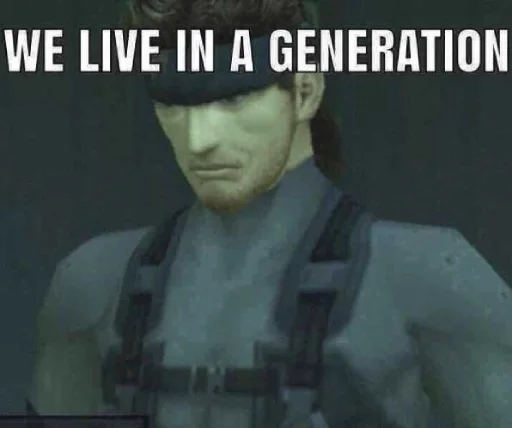 👩‍👩‍👦‍👦 Стикер «Metal Gear» для Telegram