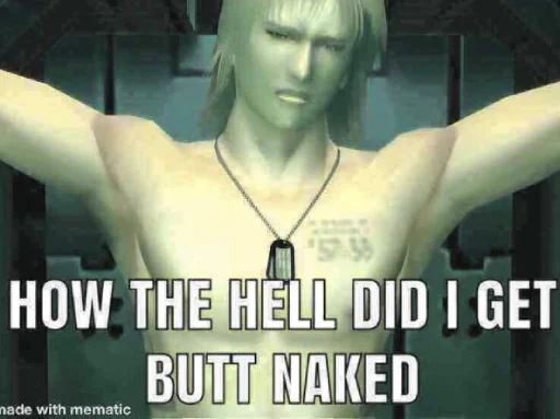 🍑 Стикер «Metal Gear» для Telegram