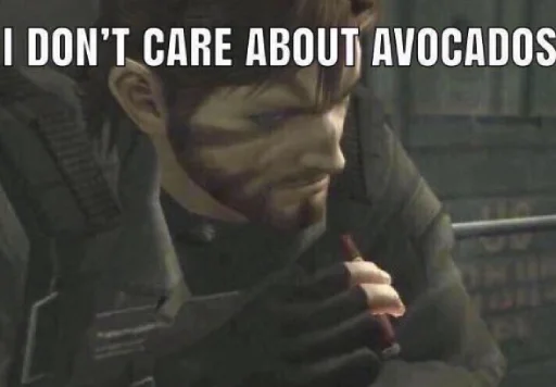 🥑 Стикер «Metal Gear» для Telegram