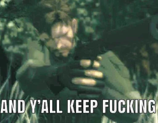 🔫 Стикер «Metal Gear» для Telegram