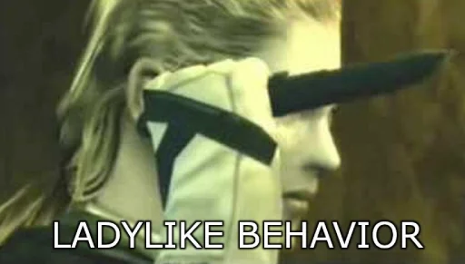 👩‍🦰 Стикер «Metal Gear» для Telegram