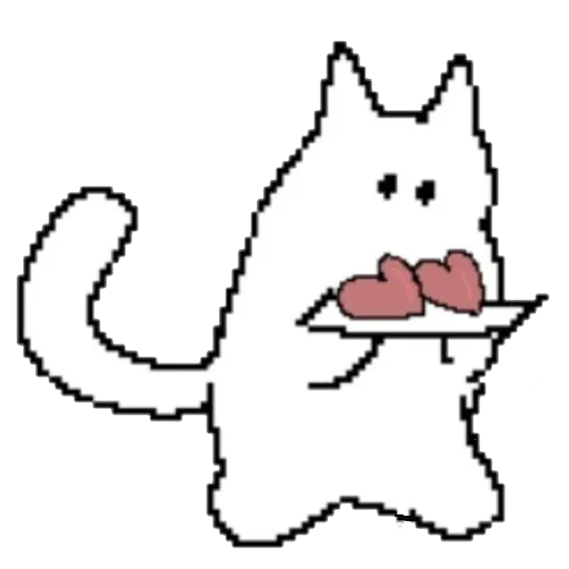 ❤️‍🩹 Стикер «дурні кішки» для Telegram