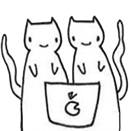 ❤️‍🩹 Стикер «дурні кішки» для Telegram