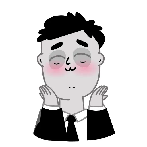 ☺️ Стикер «Tired Person» для Telegram