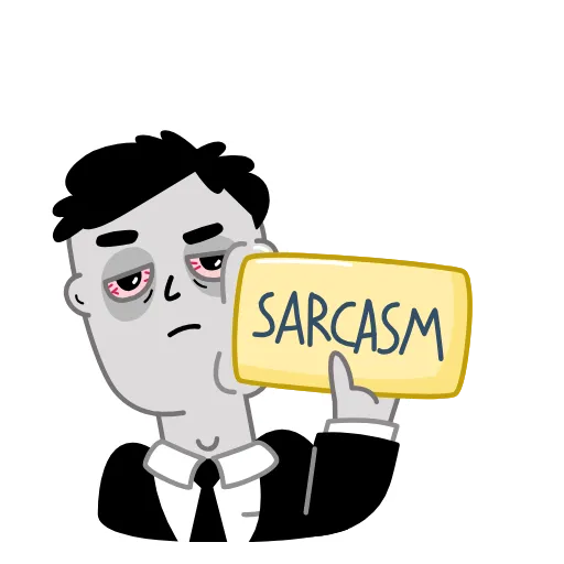 😒 Стикер «Tired Person» для Telegram