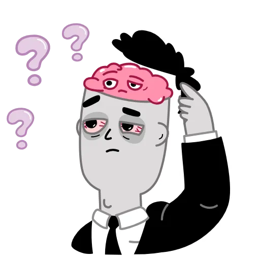 🤔 Стикер «Tired Person» для Telegram