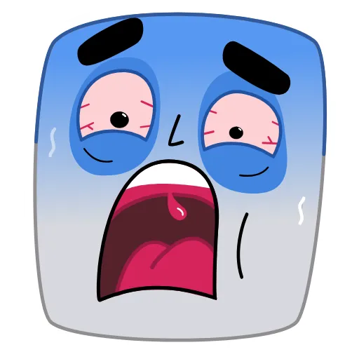 😱 Стикер «Tired Person» для Telegram