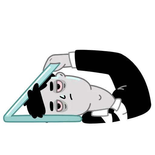😩 Стикер «Tired Person» для Telegram