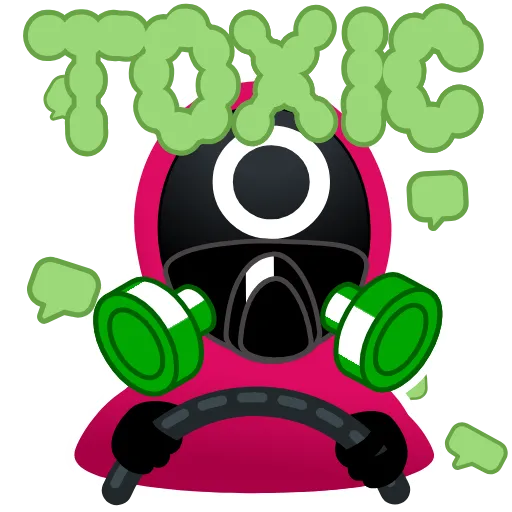☢️ Эмодзи «Игра в кальмара» для Telegram