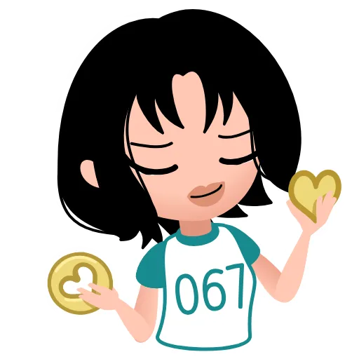 😘 Эмодзи «Игра в кальмара» для Telegram